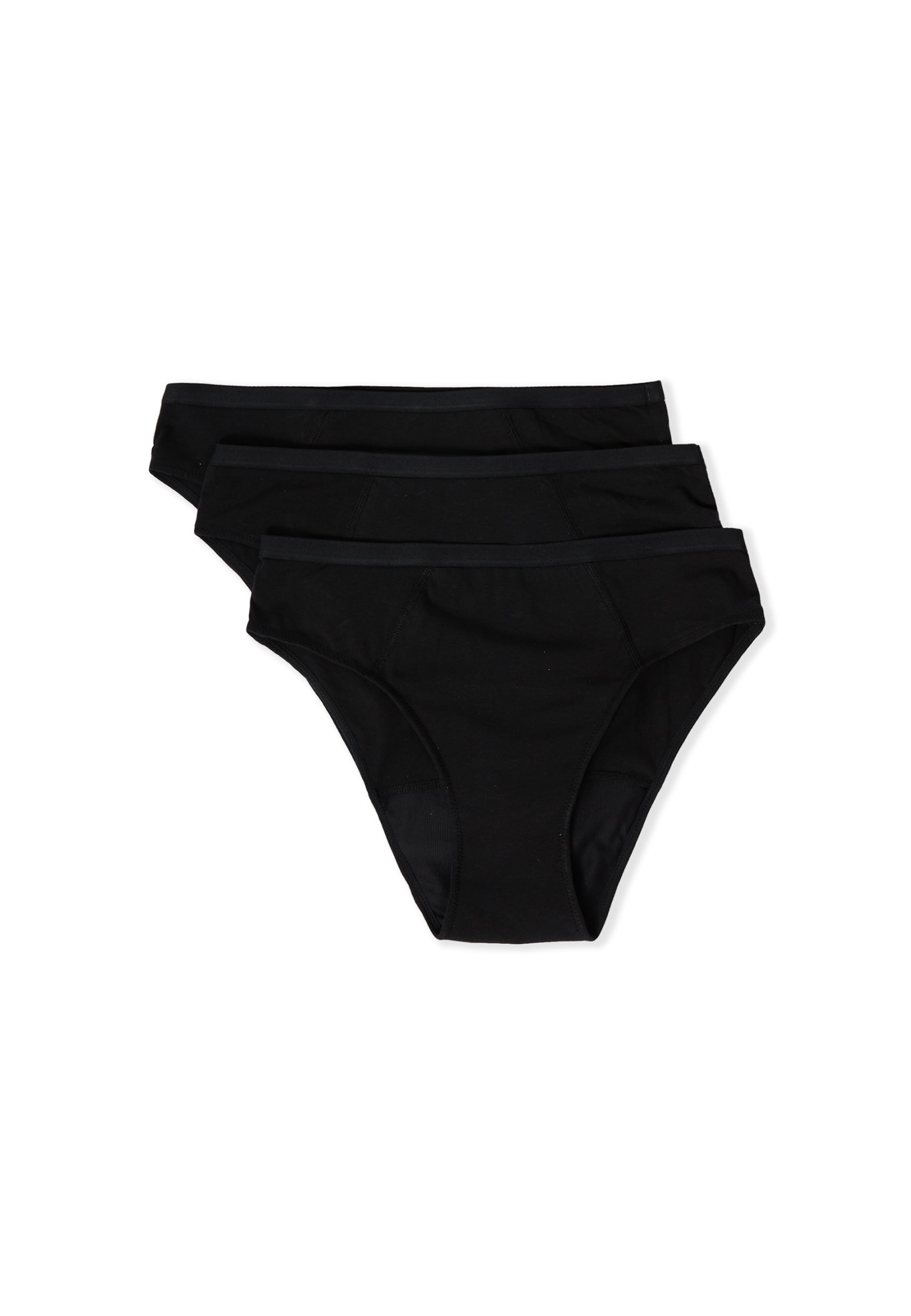 ETAM Slip 'Jaya' in Schwarz: Vorderseite