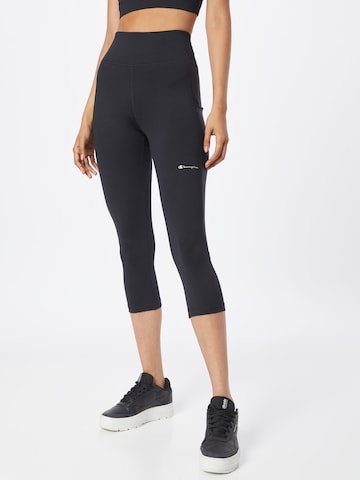 Champion Authentic Athletic Apparel Skinny Leggings in Black: front