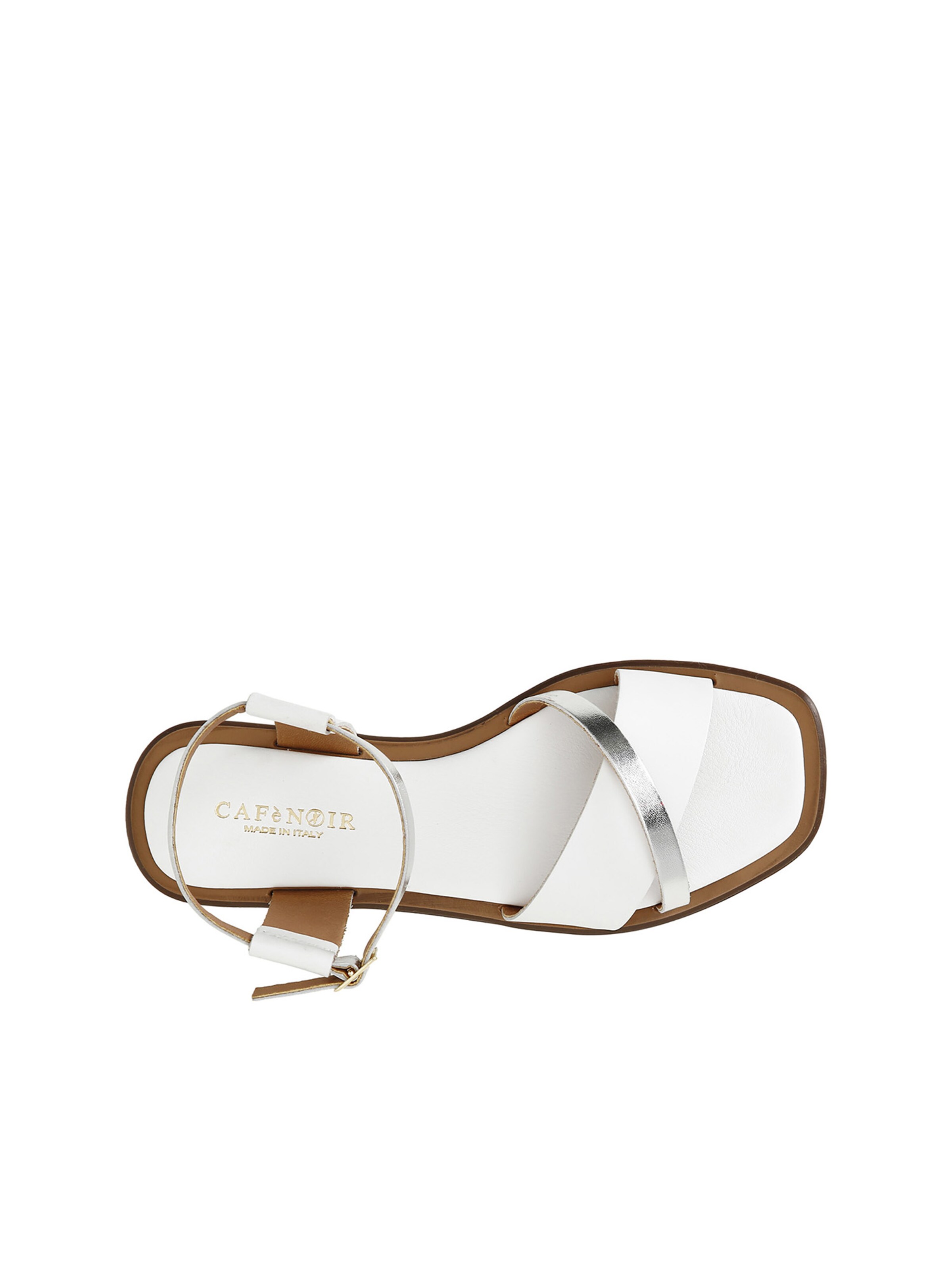 Sandalo di CAFè NOIR in bianco