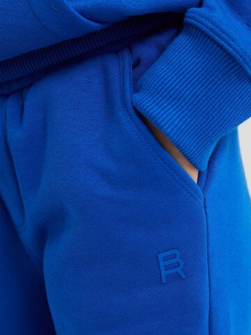 WE Fashion Tapered Broek in Blauw