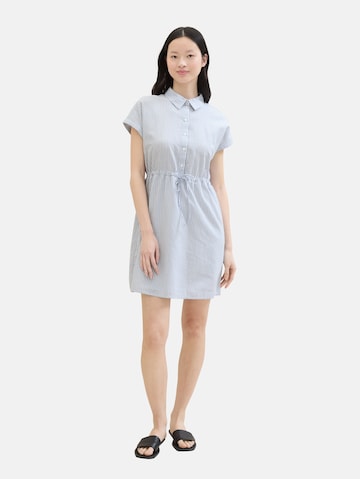 TOM TAILOR DENIM Shirt dress in Blue