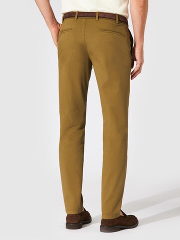 Hiltl Slimfit Chinohose 'Tamo - Portofino Chino'‌‌‌‌‌‌‌ in Grün