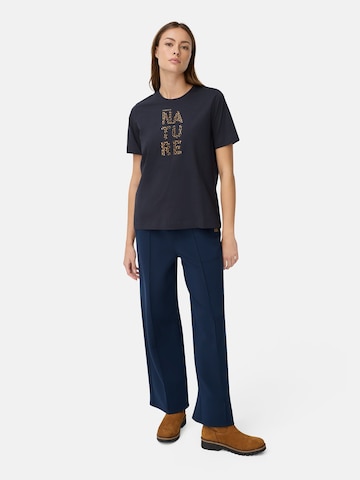 CAMEL ACTIVE T-Shirt aus reiner Baumwolle in Blau