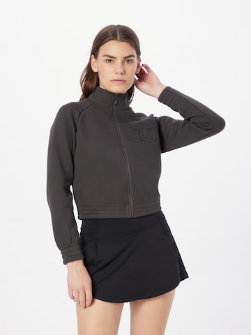 Juicy Couture Sport Athletic Zip-Up Hoodie 'TANYA' in Black: front