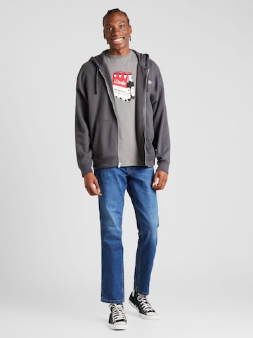 HOLLISTER - Sudadera con cremallera en gris