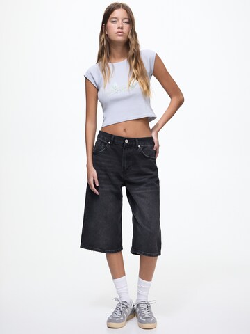 Pull&Bear Tričko - Modrá