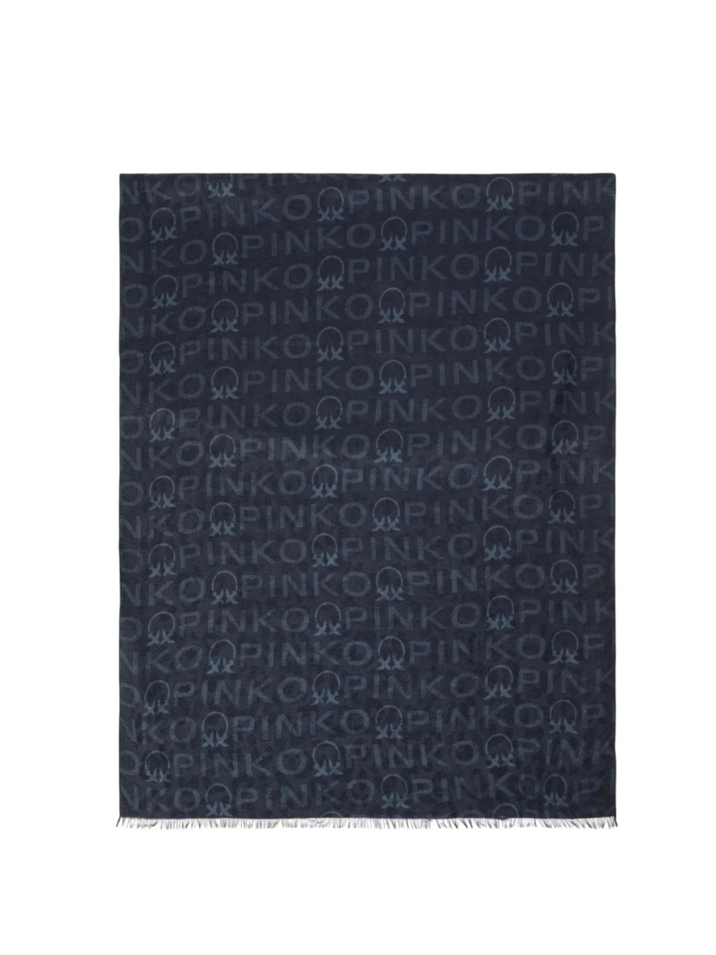Sciarpa '106658 A3KH' di PINKO in blu: frontale