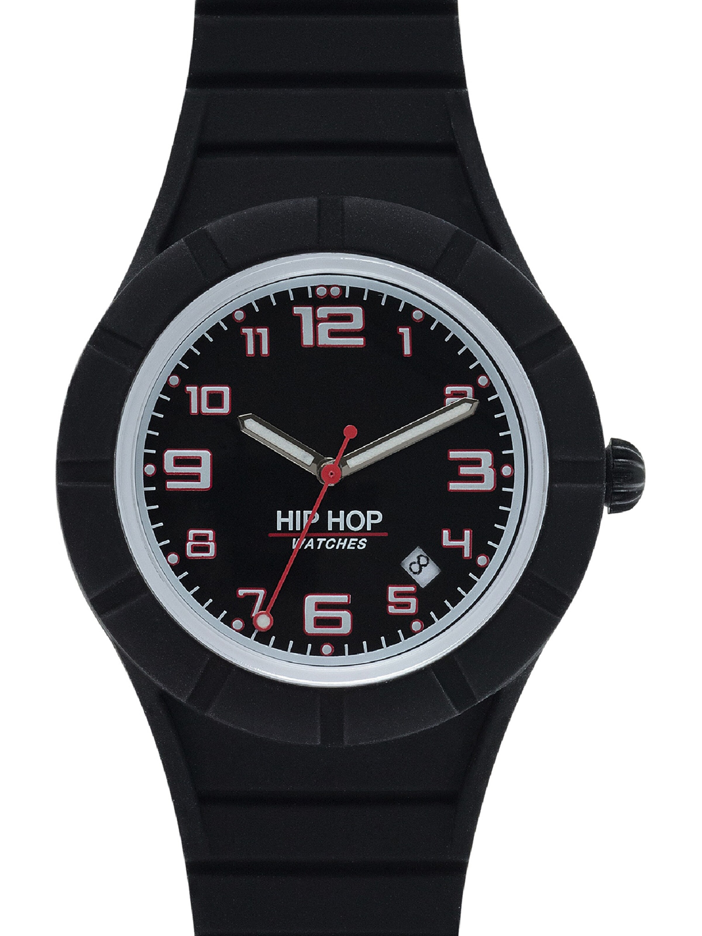 Orologio analogico di Hip Hop in nero