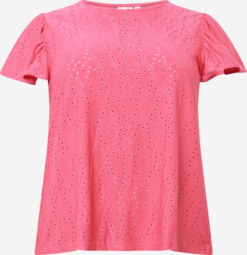 EVOKED - Camisa 'VIKAWA' em rosa: frente