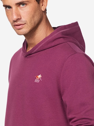Polo Sylt Sweatshirt 'Basic' in Purple