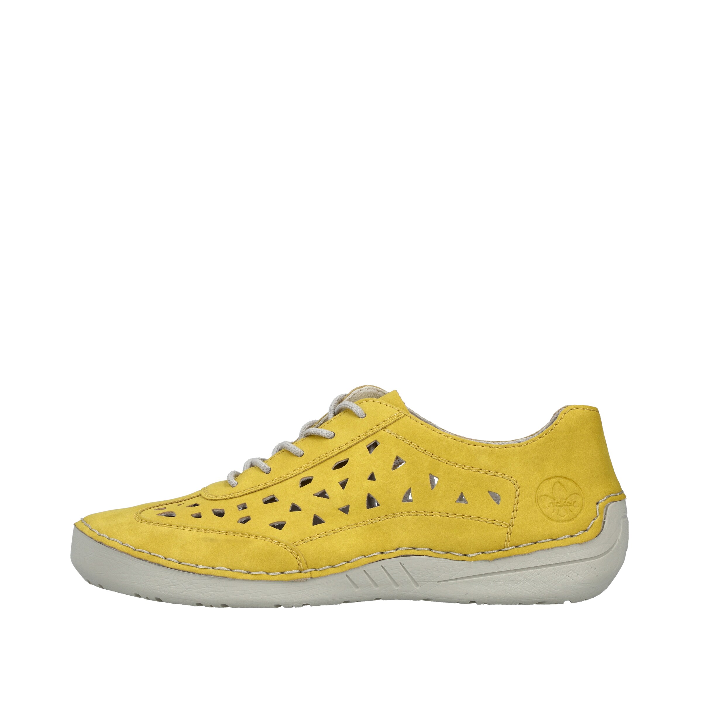 Chaussure à lacets '52517' Rieker en jaune