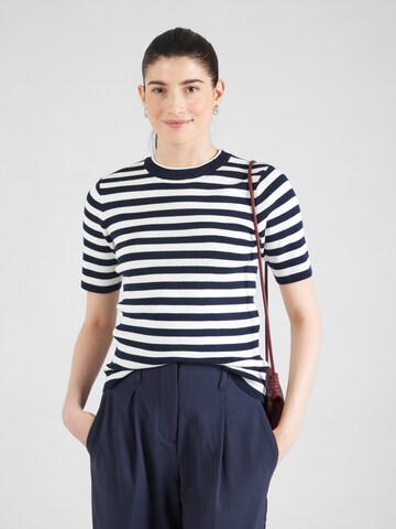 Pull-over 'OBJESTER' OBJECT en bleu : devant