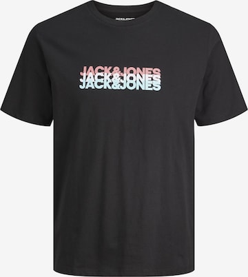 JACK & JONES - Camiseta 'JWHCYBER' en negro: frente