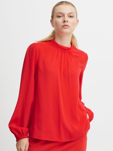 ICHI Bluse in Rot