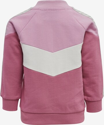 Hummel Athletic Zip-Up Hoodie 'Sakina' in Pink