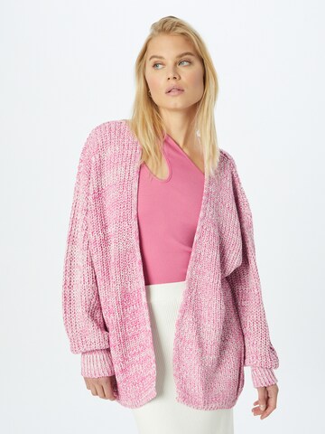 Dorothy Perkins Gebreid vest in Roze: voorkant