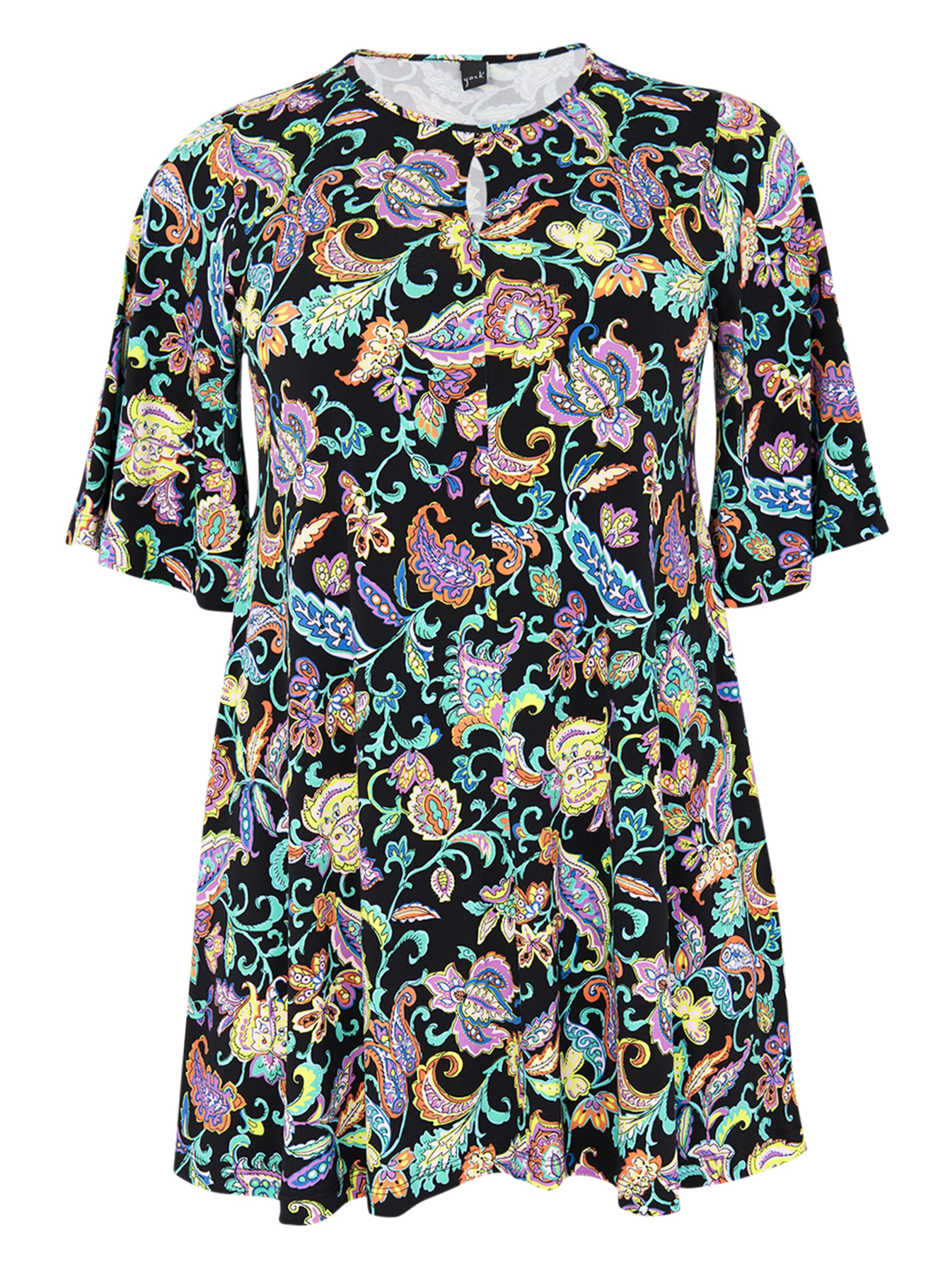 Tunique YOEK en noir : devant