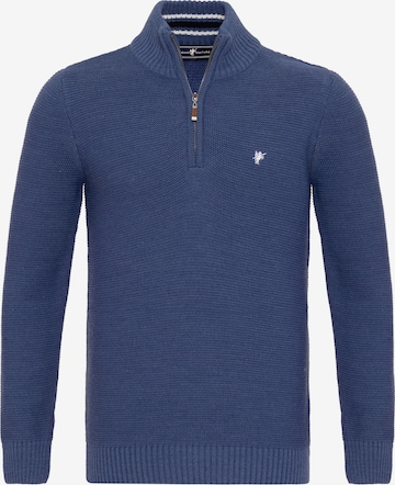 DENIM CULTURE Sweater 'DIOGO' in Blue: front