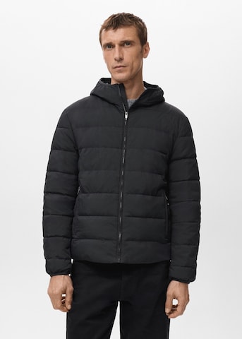 MANGO MAN Winter Jacket 'Mirlo' in Black: front