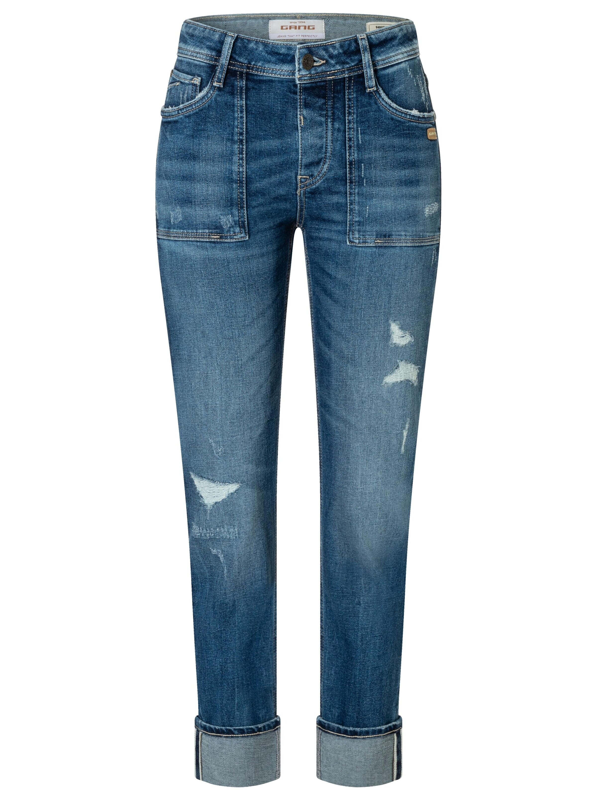 Gang Tapered Jeans '94NICA WORKER' in Blue: front