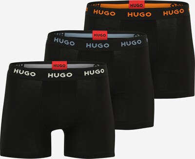 HUGO Boxers em azul fumado / laranja / preto / branco, Vista do produto