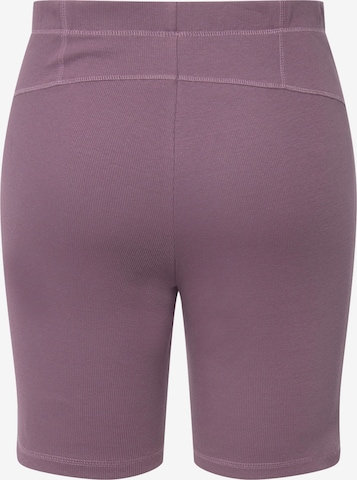 Ulla Popken Skinny Leggings in Purple