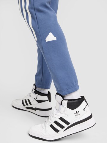 ADIDAS SPORTSWEAR Tapered Sports trousers 'Future Icons' in Blue