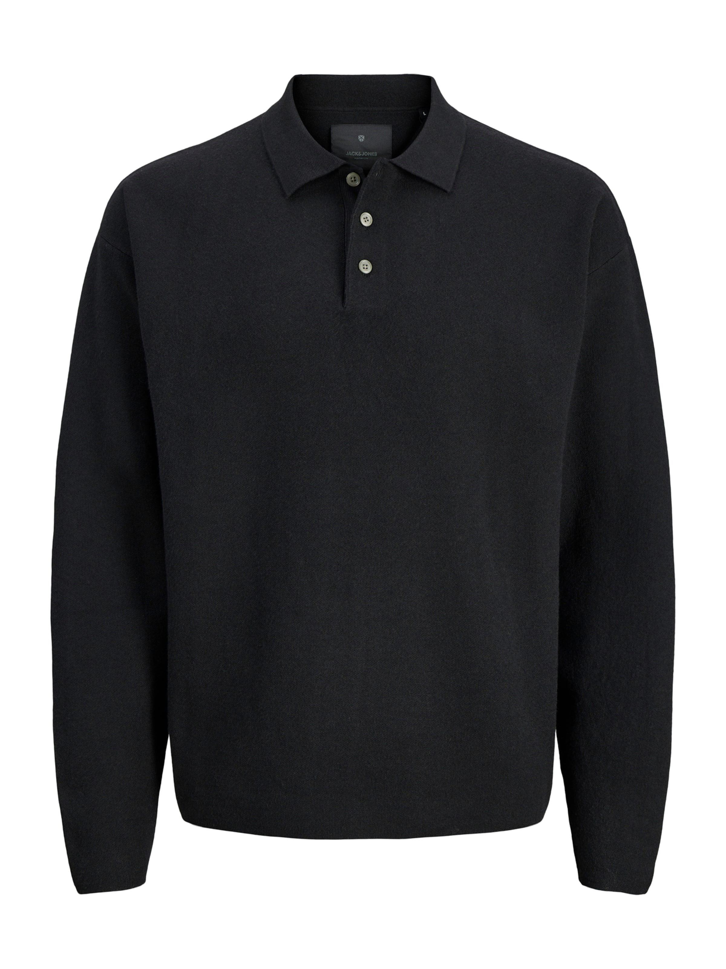 Pull-over 'JPRBlabradfort' Jack & Jones Premium en noir : devant