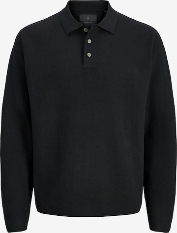 Jack & Jones Premium Свитер 'JPRBLABRADFORT' в Черный: спереди
