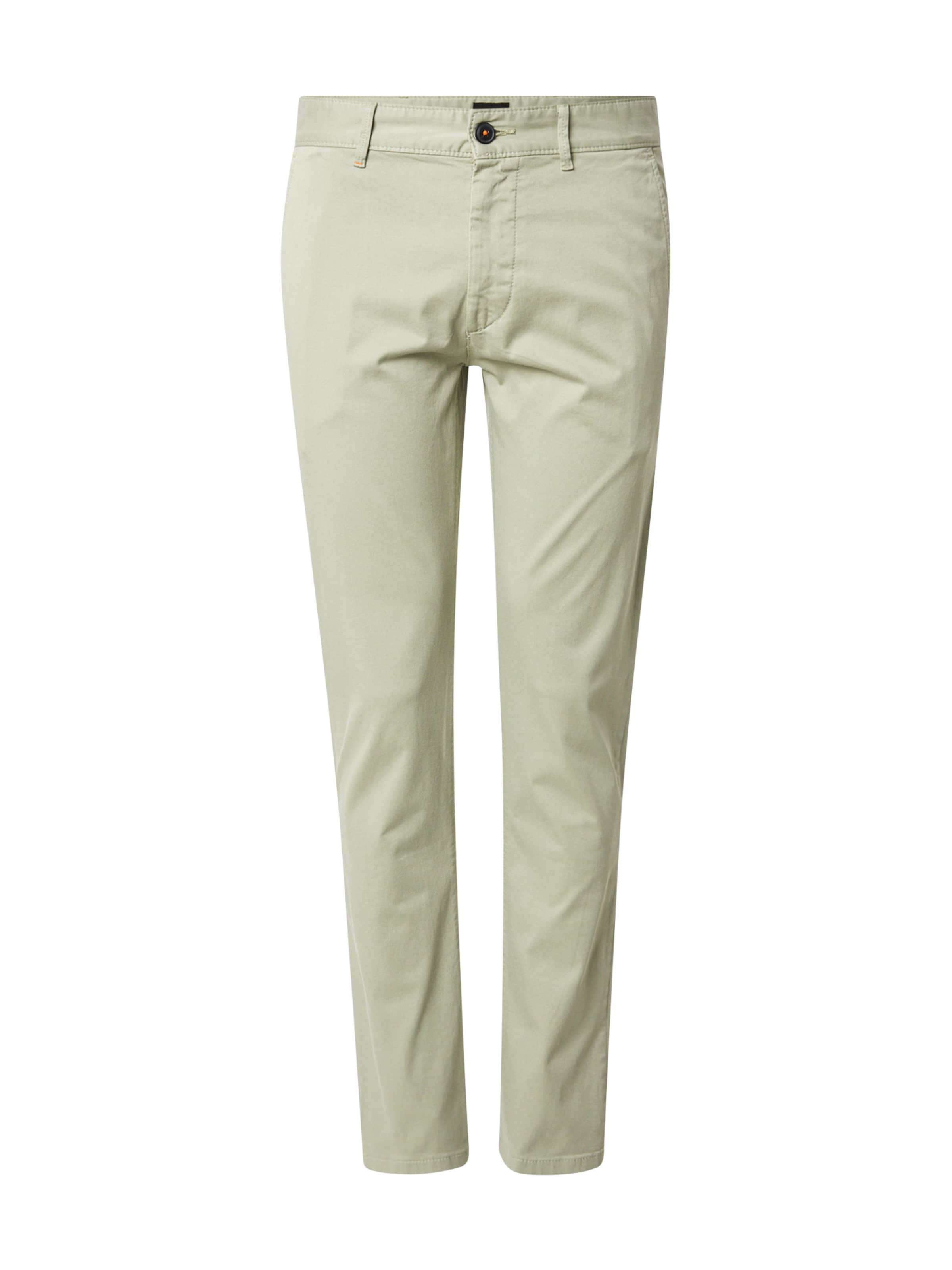 BOSS - Pantalón en verde: frente