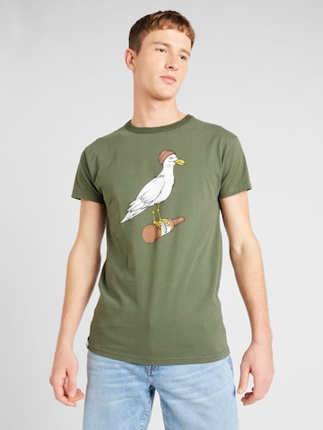 Derbe T-shirt 'Sturmmöwe' i grön: framsida