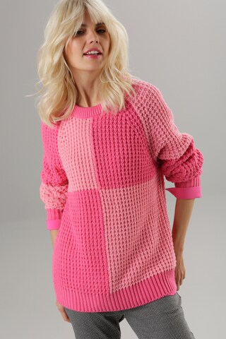 Aniston SELECTED Pullover in Pink: predná strana