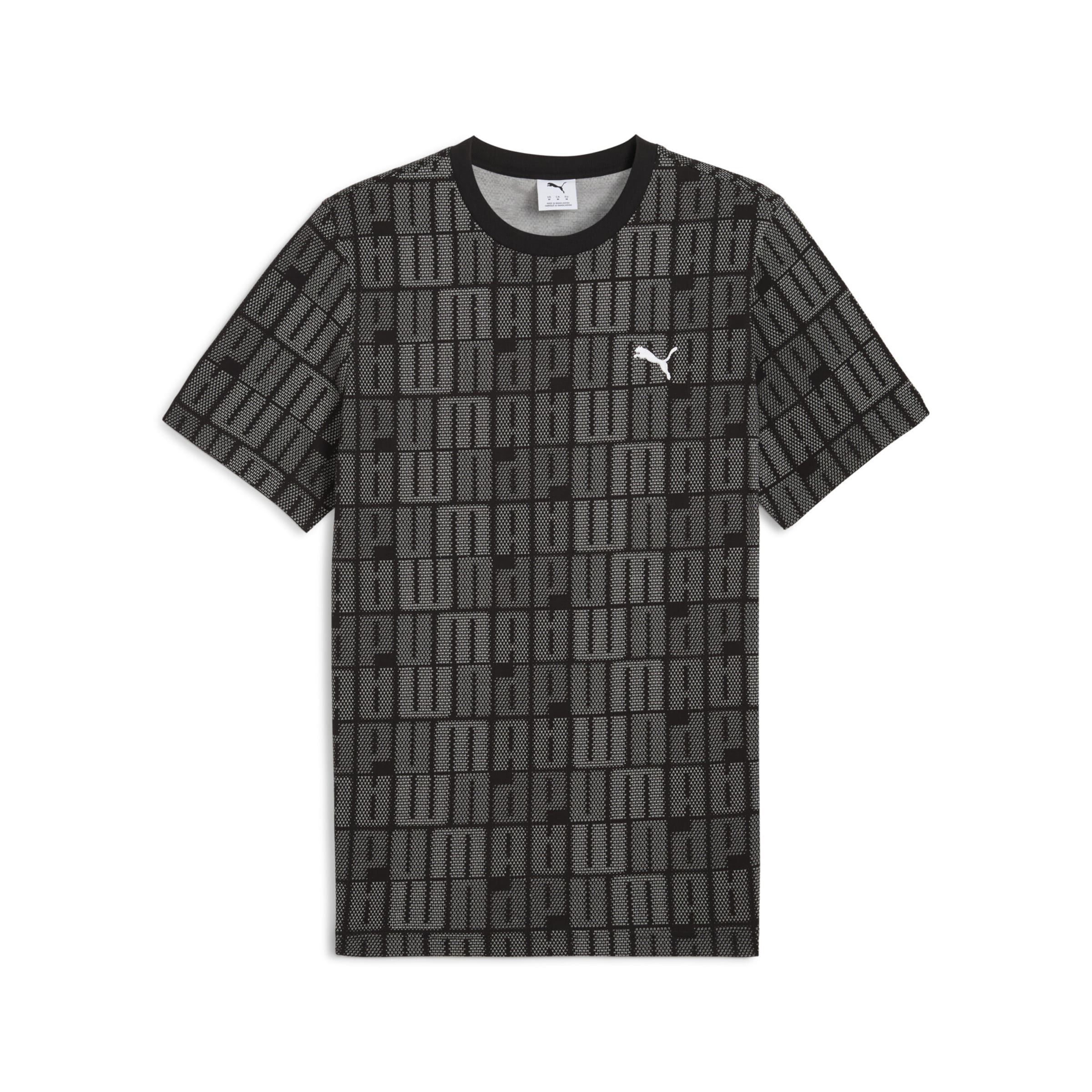 PUMA Shirt 'Essentials' in Zwart: voorkant