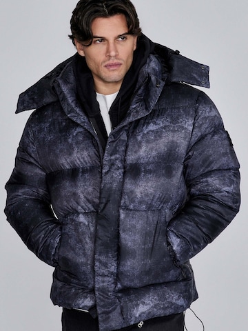 SikSilk Winterjacke 'Puffer Jacket'‌‌‌‌ in Grau: Vorderseite
