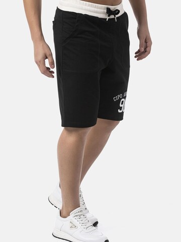 CIPO & BAXX Regular Broek 'CK300' in Zwart