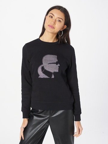 Karl Lagerfeld Sweatshirt 'Kameo' i sort: forside