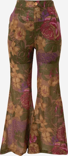 Mes Demoiselles Pantalón 'Aster' en caqui / mezcla de colores, Vista del producto