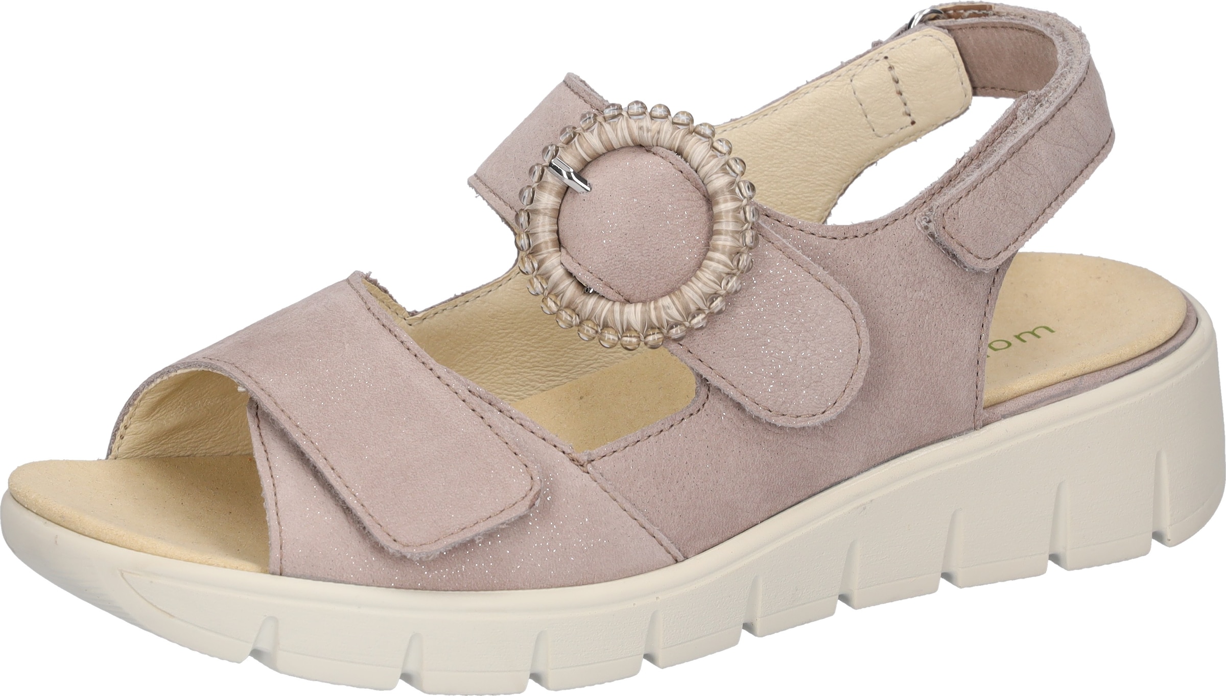 WALDLÄUFER Sandale in Grau: Vorderseite