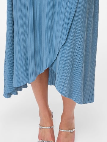 Jupe 'VIPlis' VILA en bleu