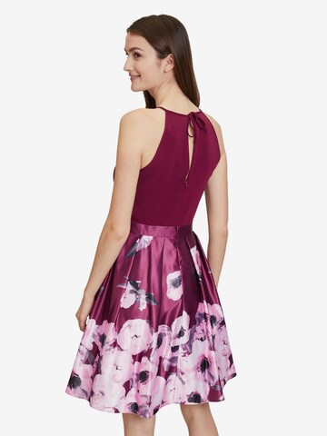 VM Vera Mont Cocktailkleid mit Blumenprint in Rot