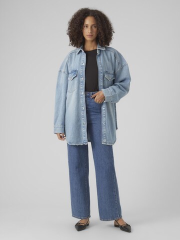 VERO MODA Bluse 'RIVER' in Blau