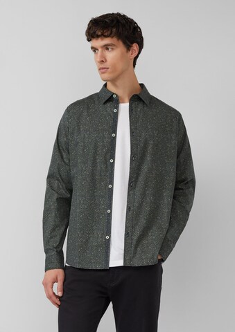 Coupe slim Chemise s.Oliver en vert : devant