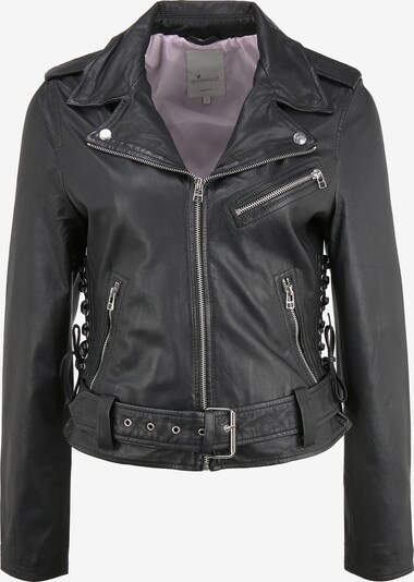 Goosecraft Lederjacke 'SAVANNAH BIKER' in schwarz, Produktansicht