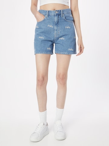 Tommy Jeans Regular Shorts in Blau: predná strana