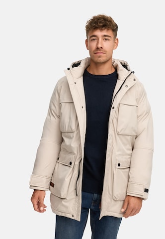 Manteau d’hiver 'INTardil' INDICODE JEANS en beige : devant