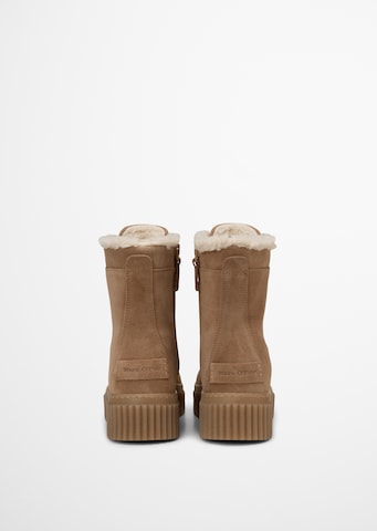 Bottes à lacets Marc O'Polo en marron