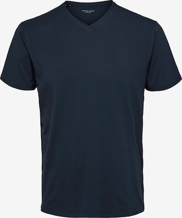 SELECTED HOMME Majica | modra barva: sprednja stran