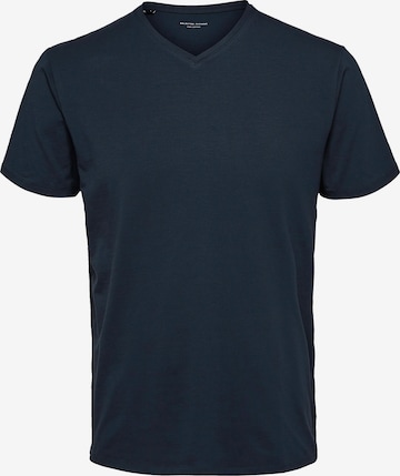 SELECTED HOMME - Camiseta en azul: frente