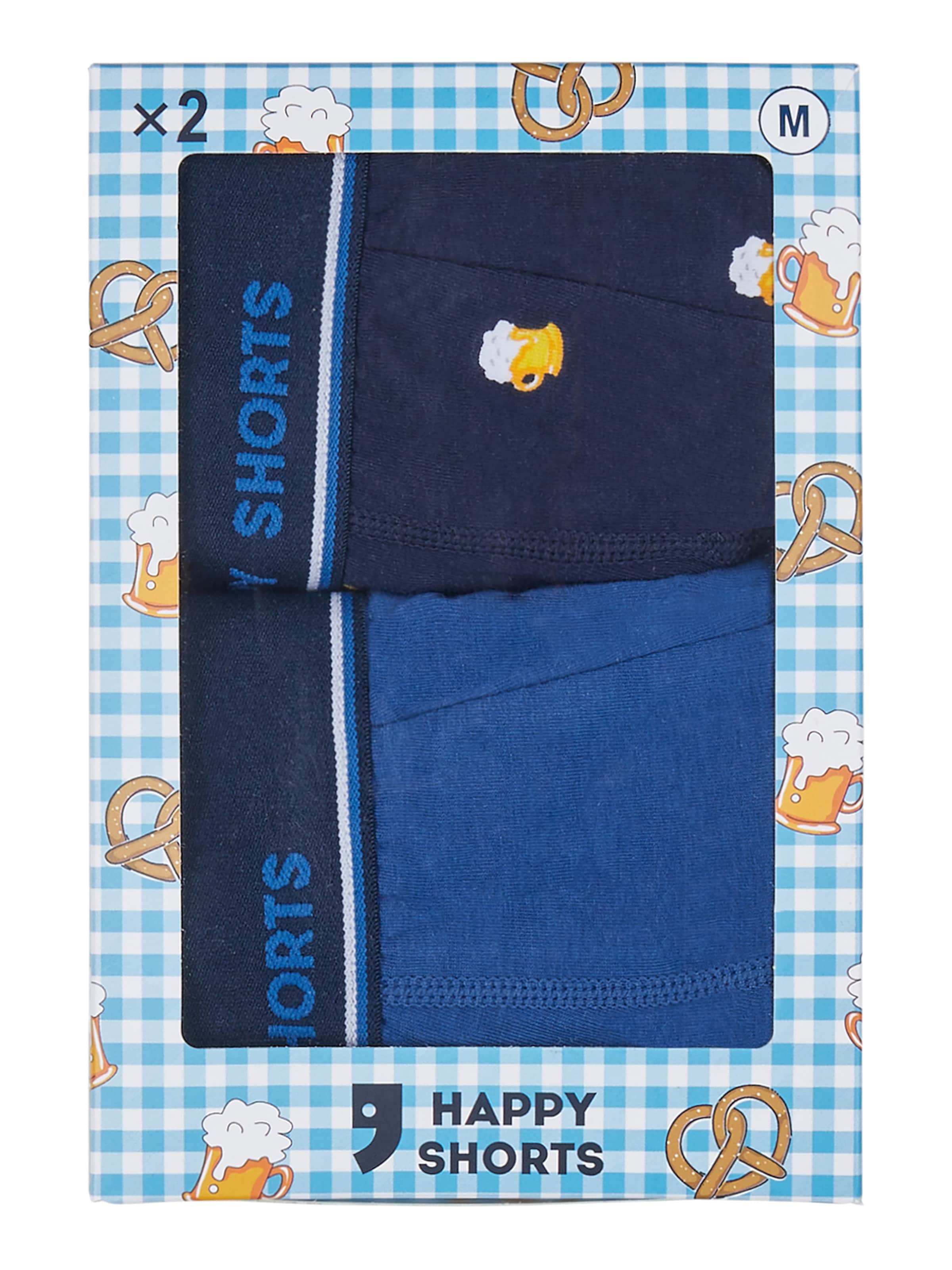 Happy Shorts - Boxers ' Base&Fun ' em mistura de cores