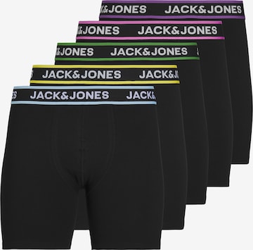 JACK & JONES Boxeralsók 'Lime' - fekete: elől